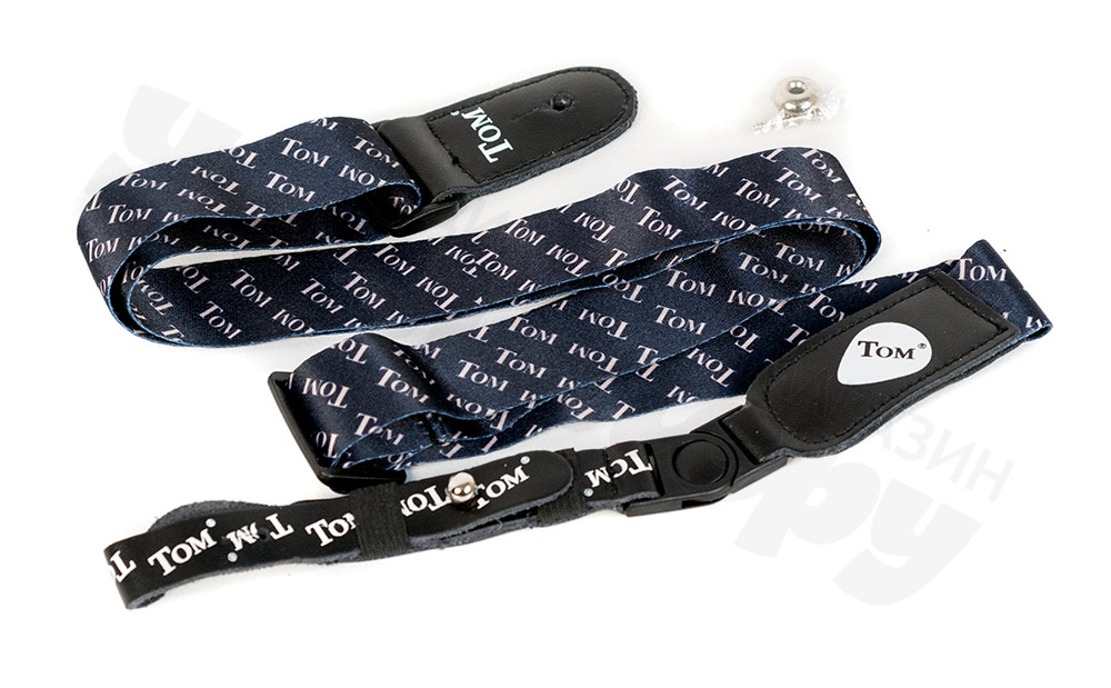 Ремень для укулеле TOM TAS-206BL Black