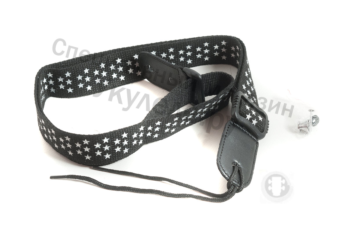 Ремень для укулеле под кнопки Dallas Basic Black