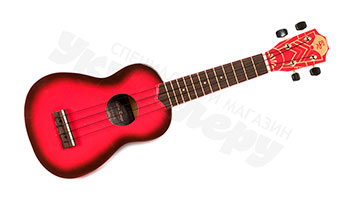 Укулеле Сопрано Baton Rouge UR1-S-MRB RED