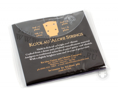 Струны для Сопрано Koolau Alohi Soprano Plain High-G