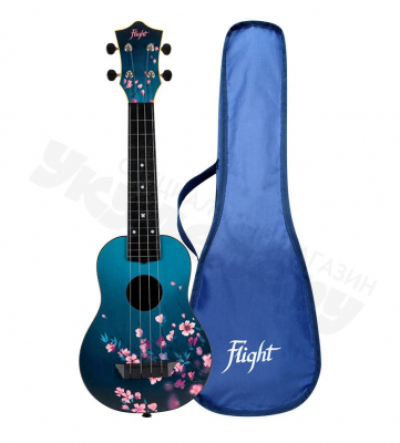 Укулеле Сопрано Flight Travel TUS32 SAKURA с чехлом