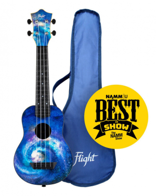Укулеле Сопрано Flight Travel TUS40 SPACE с чехлом