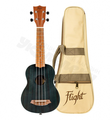 Укулеле Сопрано Flight NUS380 Topaz с чехлом