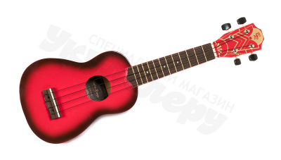 Укулеле Сопрано Baton Rouge UR1-S-MRB RED